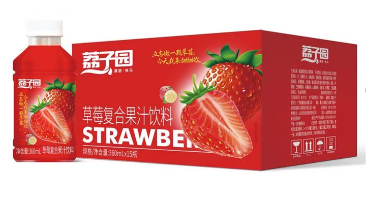 草莓复合果汁饮料360mlx15瓶